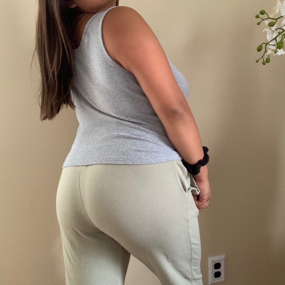 Olive green joggers